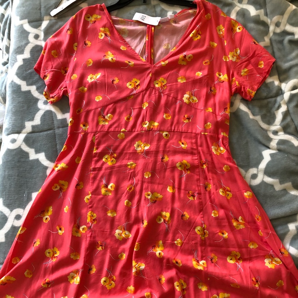 Pink Floral Dress (GAP)